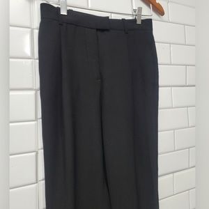 COS | H&M BLACK HIGH WAIST PLEATED CROP DRESS PANTS WITH CUFF